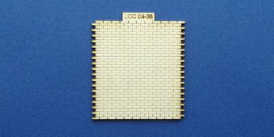 LCC 04-38 OO gauge wall for goods shed office